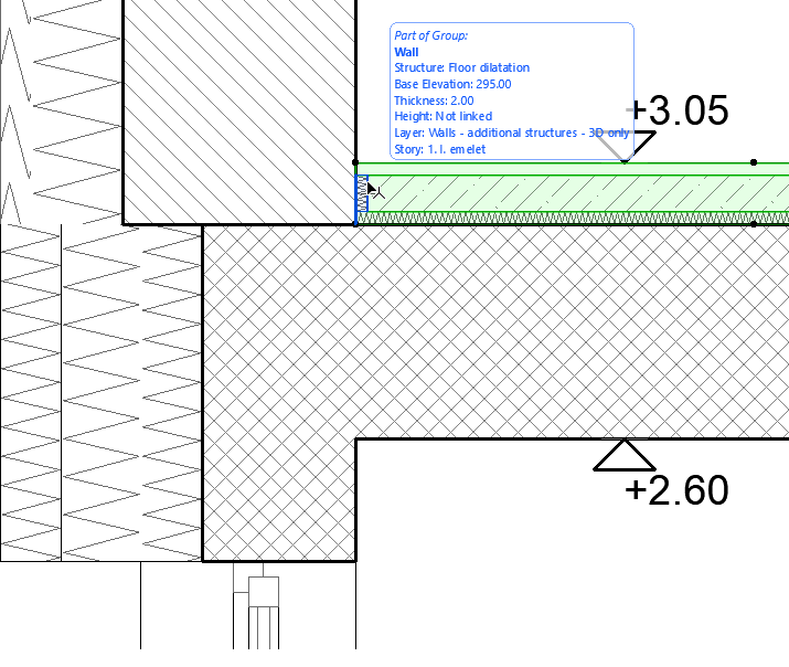 Modeling Of Floating Floor Screed Edge Detail In Archicad