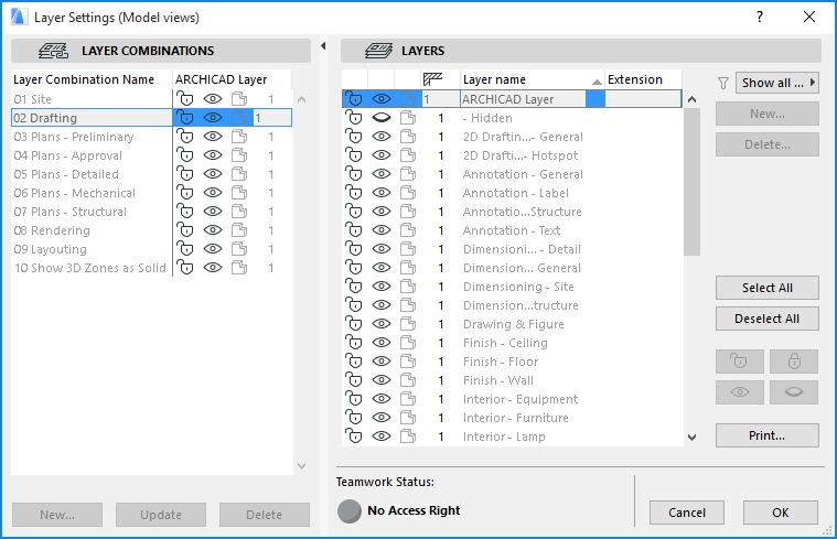 Как настроить teamwork archicad