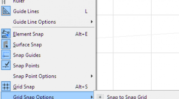 Snap to Grid | User Guide Page | GRAPHISOFT Help Center