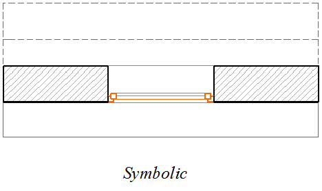 Floor Plan Display Of Door Window Symbolic Vs Projected User